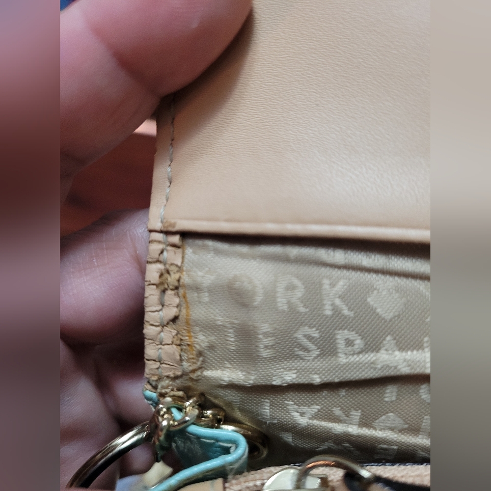 Kate Spade Teal Leather Compact Wallet - Picture 12 of 12